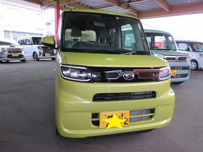 新型タント　新車納車